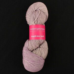 SweetGeorgia Tough Love Sock Yarn Superwash Merino Nylon Lady Grey